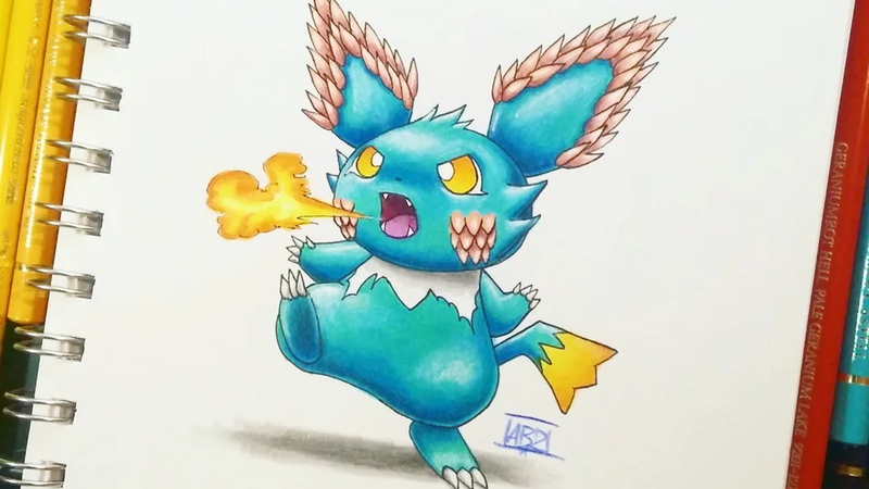 Illustration for article titled Artist Reimagines Pokémon Starters As Different Pokémon Types